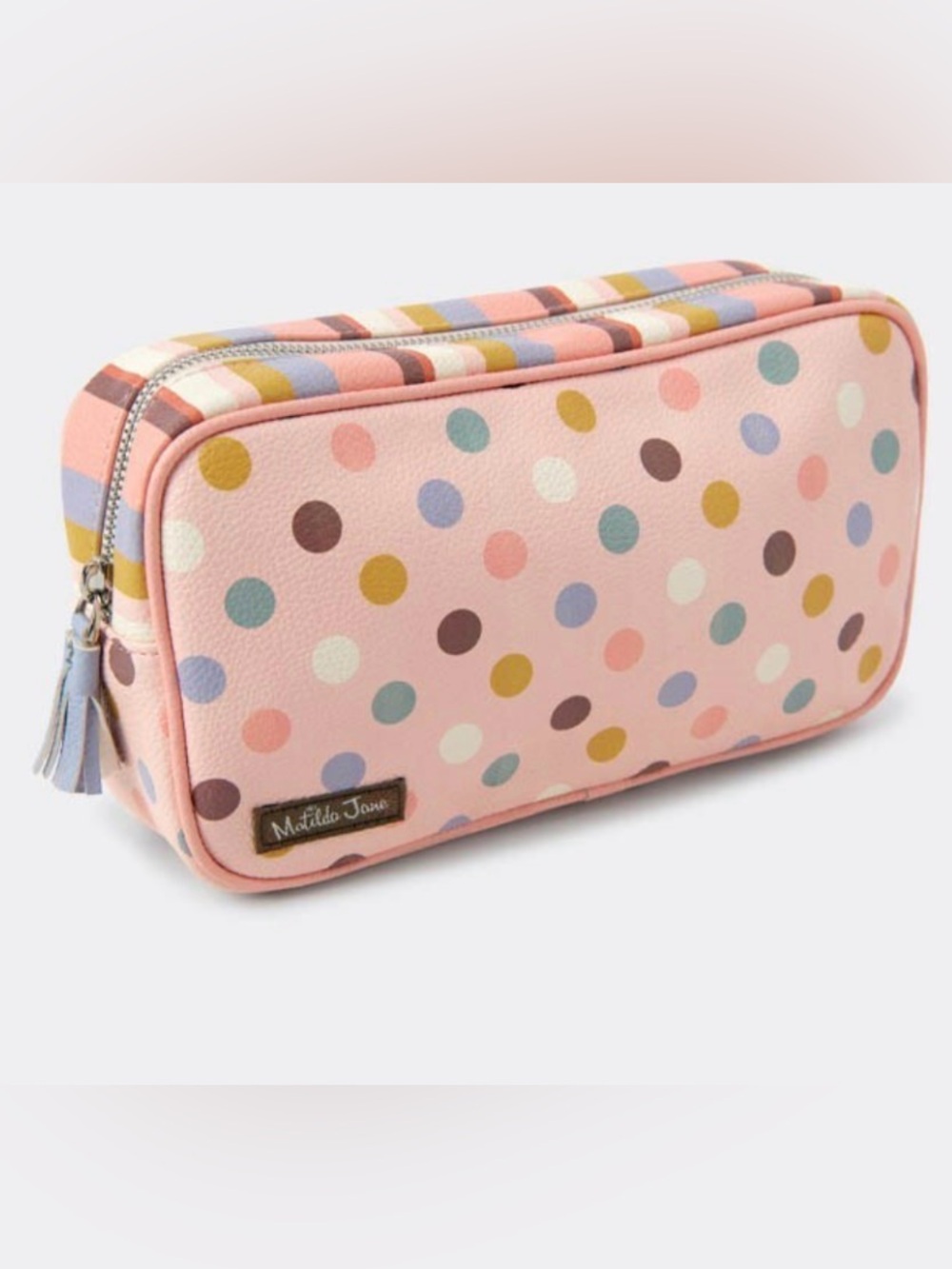 Matilda Jane Pastel Polka Dot Cosmetic Case